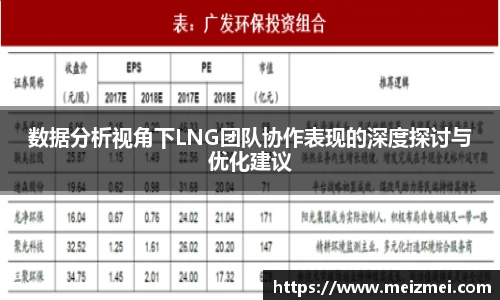 数据分析视角下LNG团队协作表现的深度探讨与优化建议