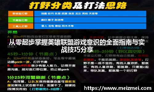 从零起步掌握英雄联盟游戏意识的全面指南与实战技巧分享